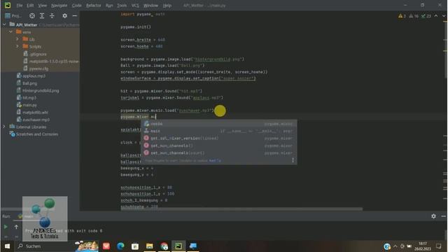 Python | PYGAME - background sound | смотреть онлайн