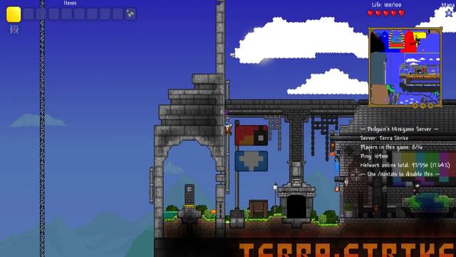 TERRARIA MINIGAMES - pedguin.com:7777 смотреть онлайн