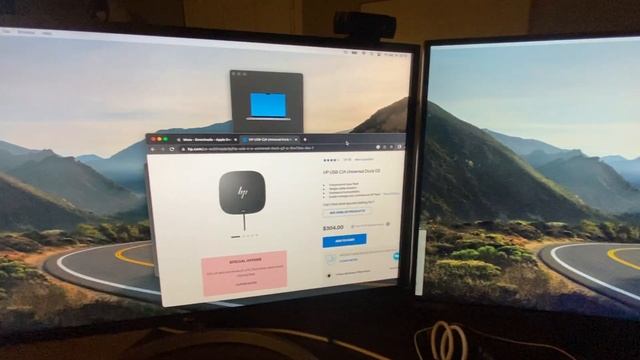 M2 MacBook Pro with HP USB-C/A Universal Dock G2 (5TW13AA#ABA) смотреть онлайн
