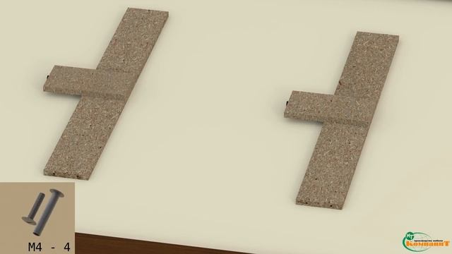 Кровать - 100 МДФ