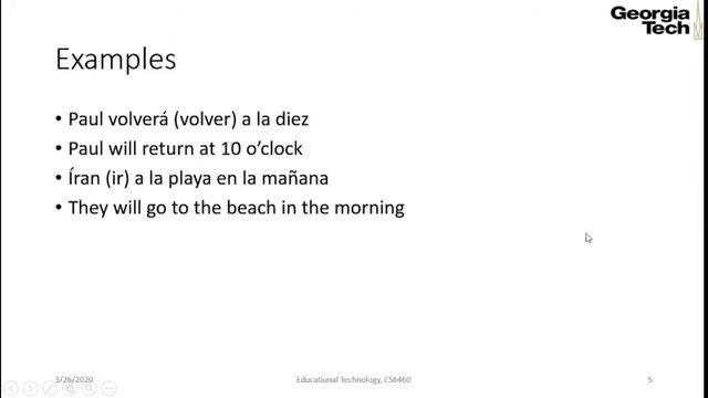 Spanish Language Course (Educational Technology): Chapter-8, Simple Future Tense смотреть онлайн
