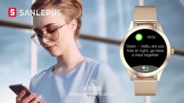 Товары из Китая - женские смарт часы KW10pro от SANLEPUS. смотреть онлайн