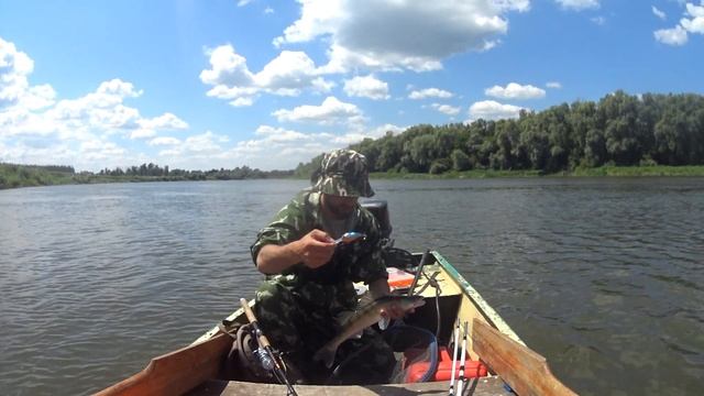 "tohatsu 9.8 на "барже", 03.07.2022 река Дон. Первые трофеи лета 2022. смотреть онлайн