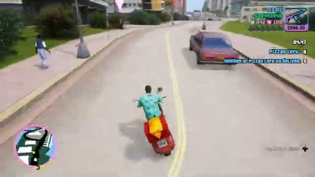 GTA Vice City Definitive Edition: Pizza Delivered Sharpish