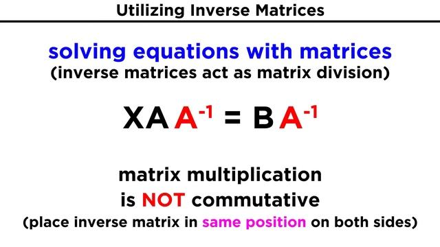Inverse Matrices and Their Properties смотреть онлайн