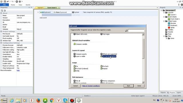 Construct 2 #21 Canvas snapshot (скриншот) смотреть онлайн
