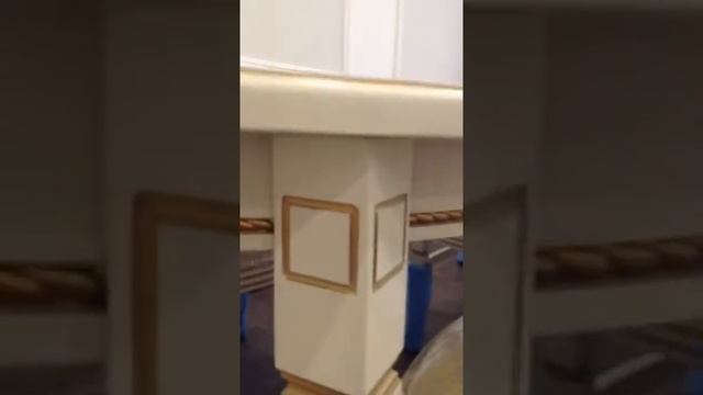 Стол ФС 0214 патина старое золото из массива бука смотреть онлайн