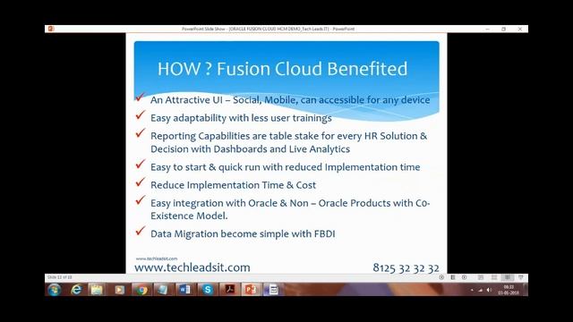Fusion HCM Training Demo video смотреть онлайн
