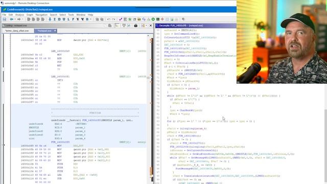 Live Hacking Demo with SECRET NSA Tools - Disassemble and Decompile with Dave! смотреть онлайн