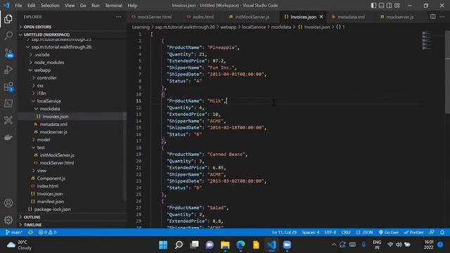 SAPUI5 Walkthrough Step 26- Mock Server Configuration #sap #sapui5 #ui5 смотреть онлайн