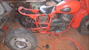 самодельный трицикл из иж 350