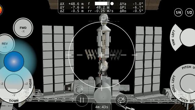 (simulation) Soyuz docking to pirs module on Zvezda ISS смотреть онлайн