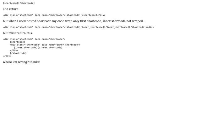 Wordpress: Wrap each shortcode in array to div смотреть онлайн