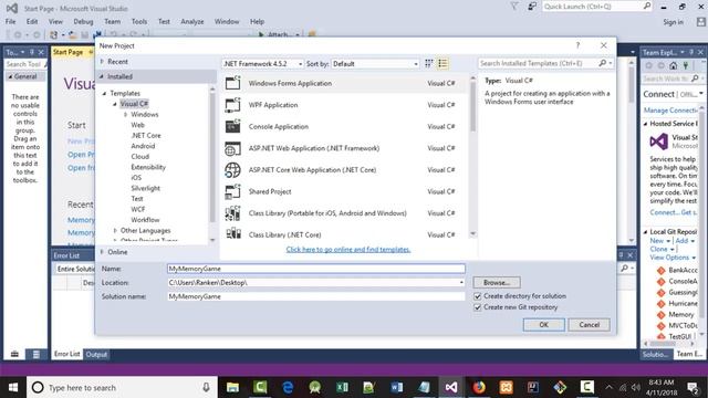 AWD1100 - Memory Game Git Project - Part01 - 04-11-2018 смотреть онлайн