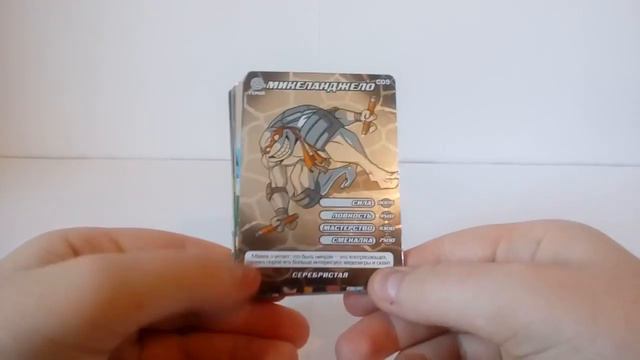 Коллекция по карточкам ЧЕРЕПАШКАМ НИНДЗЯ ( герои ) TMNT