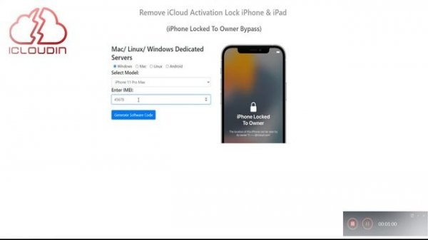 Download iCloudin Tool   AMAZING in just 5 MINUTES Unlock iCloud