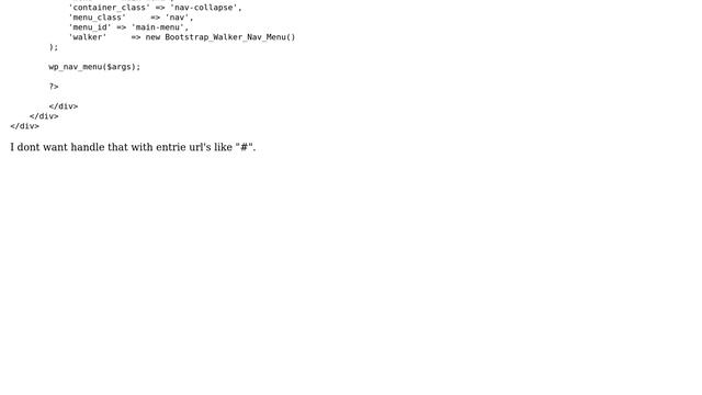 Wordpress: Bootstrap menu - make menu entries with submenu not clickable смотреть онлайн