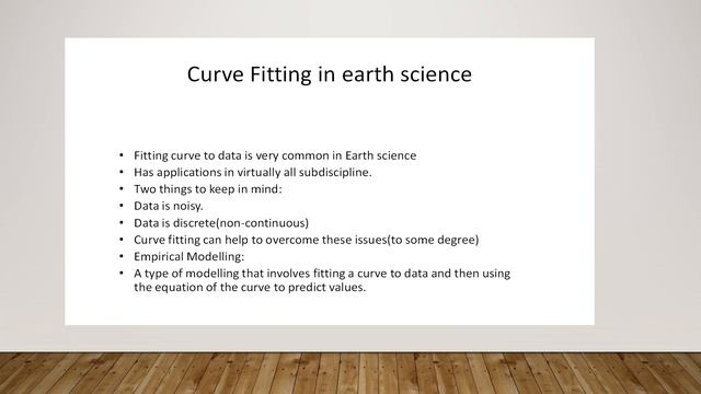 APPLICATIONS OF CURVE FITTING смотреть онлайн