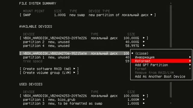 Ubuntu 20.04 Server - создание и установка на RAID1 смотреть онлайн