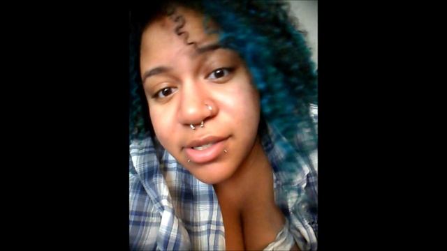 Dry Hair Reveal of "BLUE" Curls! смотреть онлайн