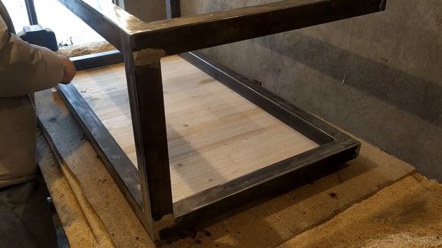 How to Make Metal and Wood Coffee Table | Industrial Design смотреть онлайн