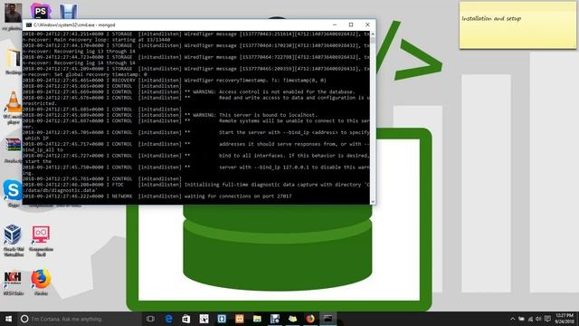 Installation and Setup(MongoDB) смотреть онлайн