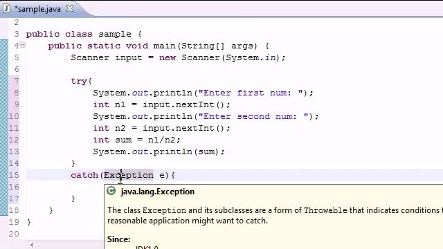Java Programming Tutorial 82 Exception Handling‬ смотреть онлайн