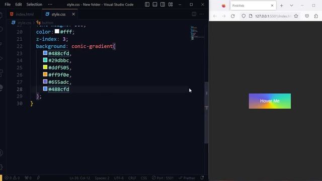 HTML CSS Button Animation|@pinkweb0 html css tutorial смотреть онлайн