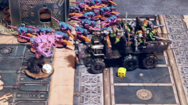 Synthwave Tyranids vs Deathskulls Orks: 500 point Warhammer 40,000 Battle Report смотреть онлайн