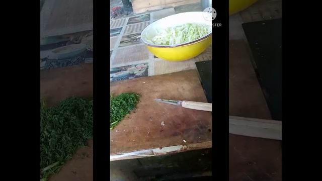 готовим полевой барщ.