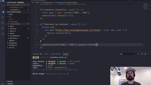 Evitar HTTP en Pruebas con Mock Service Worker смотреть онлайн