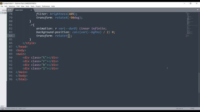 Tunnel Pure with CSS