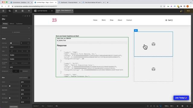 Create a Real-Time Stock Ticker App in WordPress with Cornerstone смотреть онлайн