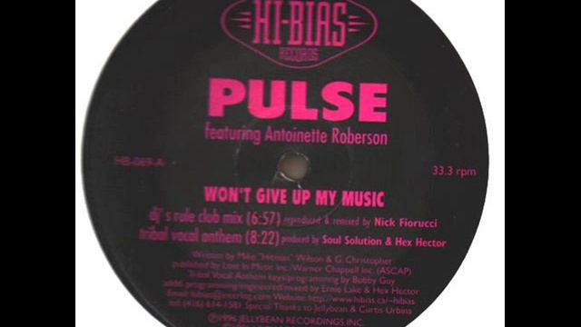 Pulse 'Won't Give Up My Music' (Tribal Vocal Anthem) смотреть онлайн