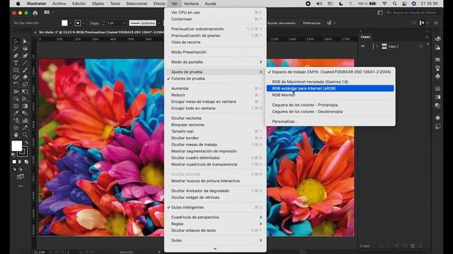 Cambiar RGB/CMYK en Illustrator (Ajuste de Prueba) смотреть онлайн