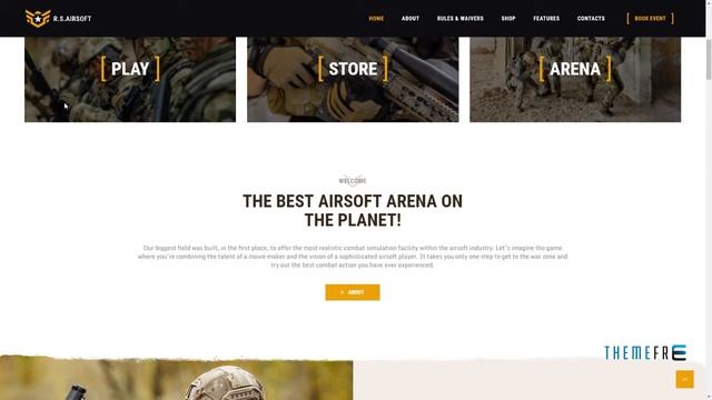Raider Spirit Airsoft Club and Paintball WordPress Theme Truman смотреть онлайн