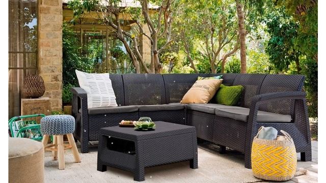 Набор мебели Corfu Relax set (Curver) обзор 17202123 производитель Keter Group (Израиль) смотреть онлайн