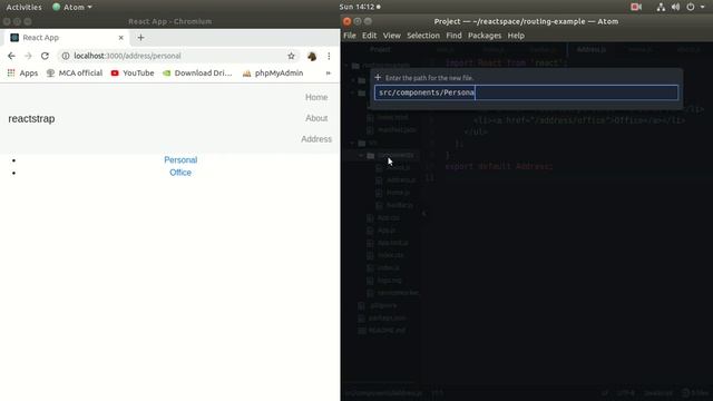 Routing (nested routing) in ReactJS Part 2 смотреть онлайн