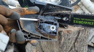 аккумуляторная цепная пила greenworks GD40TCSK2 (гринворкс) полный обзор на пилу, плюсы и минусы