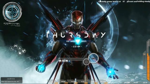 IRON MAN DESKTOP THEME _ Live Wallpaper _ PC WallPaper _ Anime Wallpaper _ 4K Wallpapers