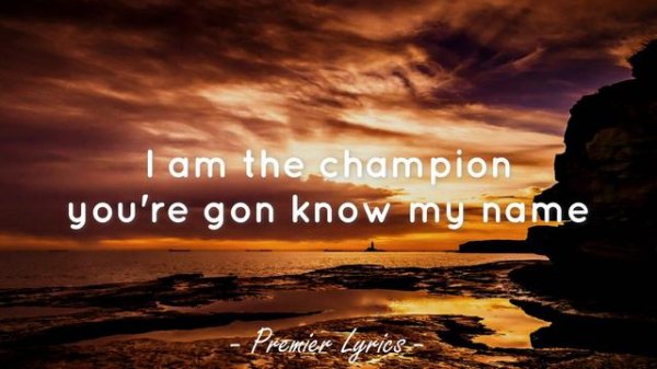 The Champion - Carrie Underwood feat. Ludacris (Lyrics) 🎶