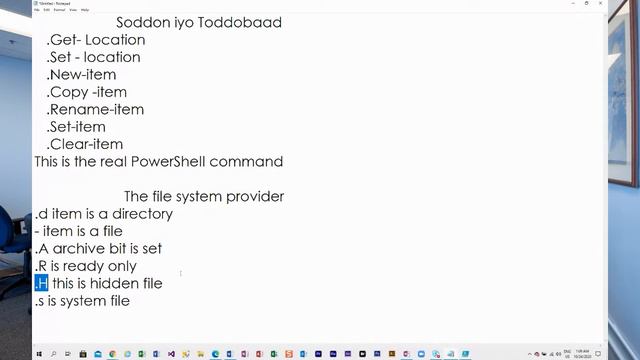 Cashirkan Waa Cashirkiin Soddon iyo Toddobaad & Windows Powershell ISE Commands смотреть онлайн