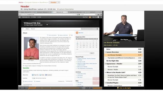 WordPress: Header смотреть онлайн