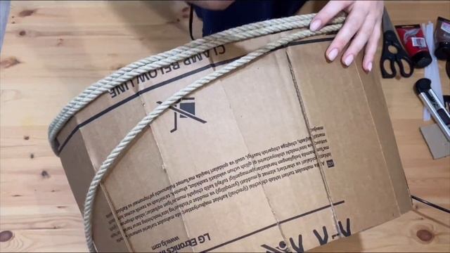 Корзина/юбочка для елки без плетения! Новогодний декор своими руками!