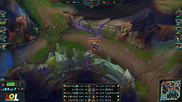 SKT T1 Faker Akali Vs Marin & Blank - KR LOL Challenger