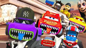 Супер мегамикс Пожиратель Молний Маккуин Тачки - Coffin Dance Song (КАВЕР)