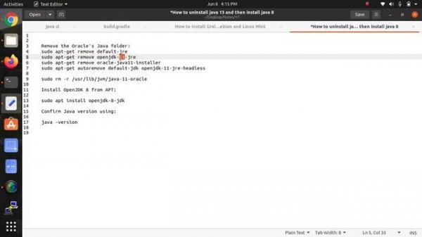 How to Install and Remove Java OpenJDK 8 on Ubuntu 18.04/19.04/20.04 LTS, Debian and Linux Mint