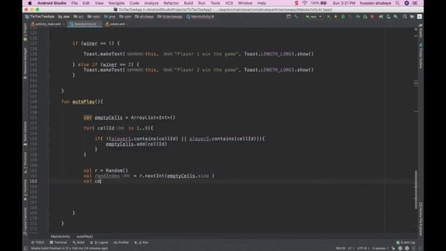 Tic Tac Toy Game | Kotlin tutorial | Part 4 - Play with device смотреть онлайн