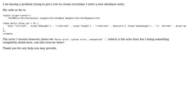PHP, While Loop a Table to show results from a database (2 Solutions!!) смотреть онлайн