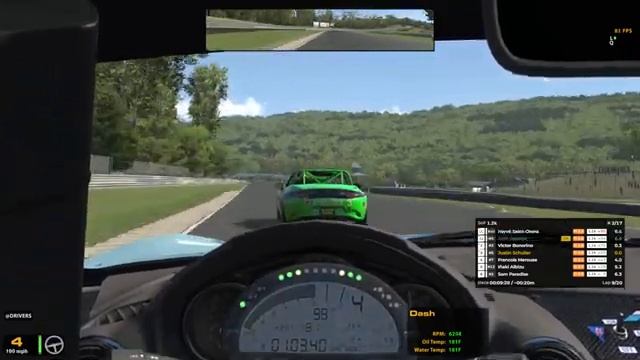 Global MX-5 Cup at Lime Rock - Really fun racing - iRacing смотреть онлайн